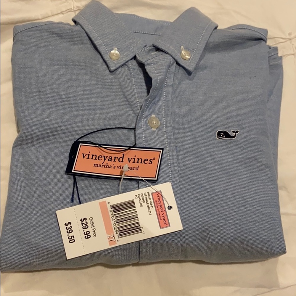 NWT Vineyard Vines Whale Shirt
